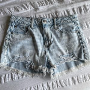 American Eagle high rise jean shorts